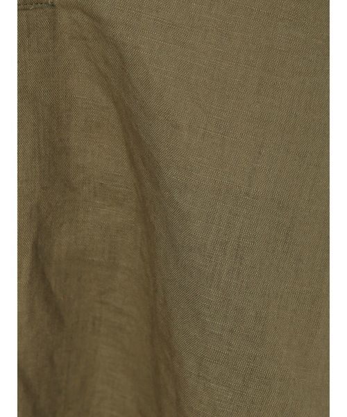 Ungrid（アングリッド）の「リネン混スキッパービッグシャツ（シャツ/ブラウス・レディース・ブラック/オフホワイト/カーキ・FREE）」の16枚目の写真