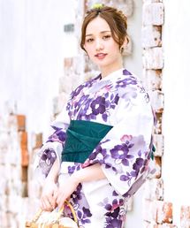 bonheur saisons | 選べるレディース浴衣3点セット （浴衣＋帯＋下駄）(浴衣)