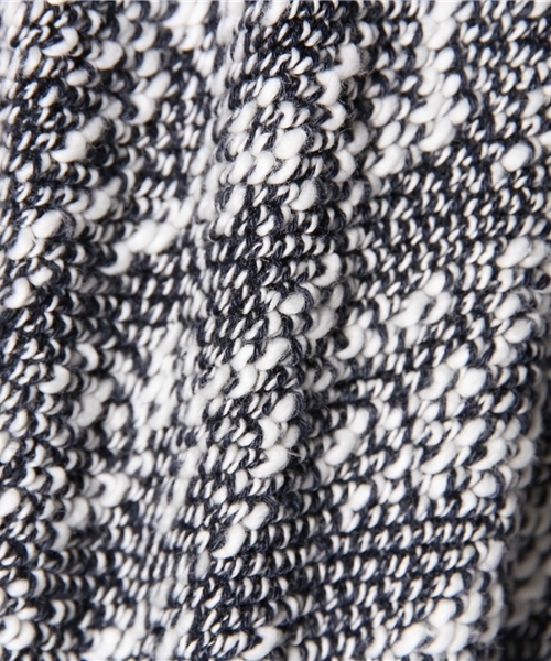 CIAOPANIC（チャオパニック）の「【Ciaopanic】　ツイードジャージーP/O（Tシャツ/カットソー・レディース・ネイビー/オフホワイト・FREE）」の9枚目の写真