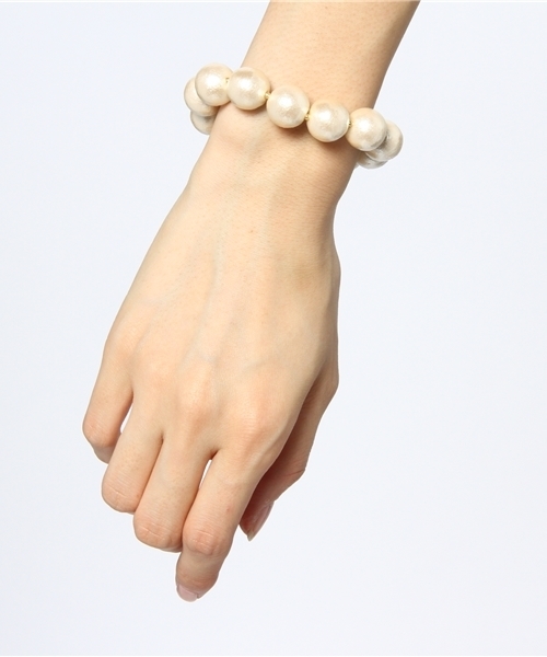 Kastane（カスタネ）の「【Kastane】コットンパールブレス（ブレスレット・レディース・その他3・FREE）」の3枚目の写真