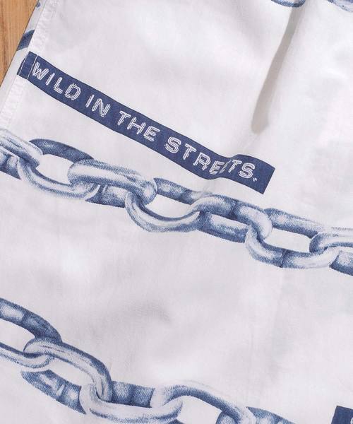 And A（アンドエー）の「SCHOTT ショット/ HAWAIIAN SHT CHAIN レトロチェーン柄 アロハシャツ / 3195027（シャツ/ブラウス・メンズ・ホワイト/ブラック・SMALL/MEDIUM/LARGE/X-LARGE）」の14枚目の写真