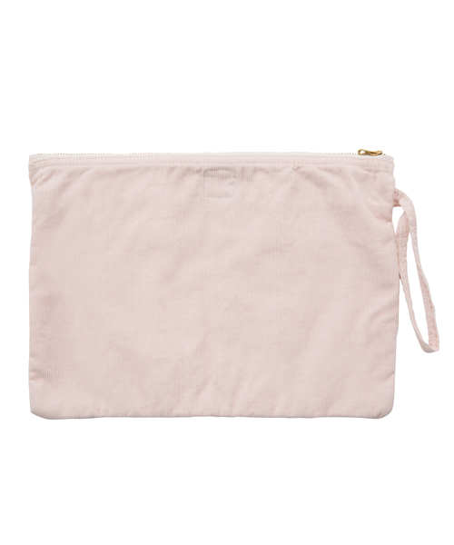 MILKFED.(ミルクフェド)の「【mini10月号掲載】MFD Lee OVERALL POUCH (クラッチバッグ/コーデュロイ)(クラッチバッグ・レディース・ライトピンク・ONE SIZE)」の5枚目の写真