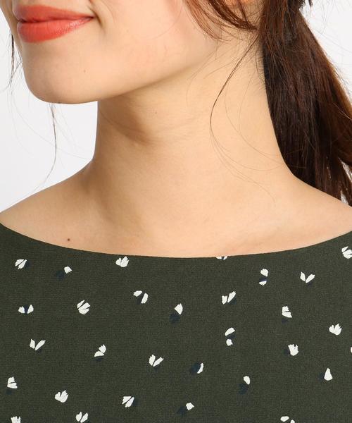 セール フェザードットプリントワンピース ワンピース Reflect リフレクト のファッション ワンピース 洗える