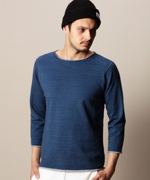 BEAUTY&YOUTH UNITED ARROWS | BY ブルー スエット クォータースリーブ◆(Tシャツ/カットソー)