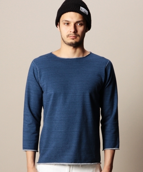 BEAUTY&YOUTH UNITED ARROWS(ビューティーアンドユースユナイテッドアローズ)の「BY ブルー スエット クォータースリーブ◆(Tシャツ/カットソー・メンズ・ライトブルー/ネイビー・X-LARGE/LARGE/MEDIUM/SMALL)」の11枚目の写真