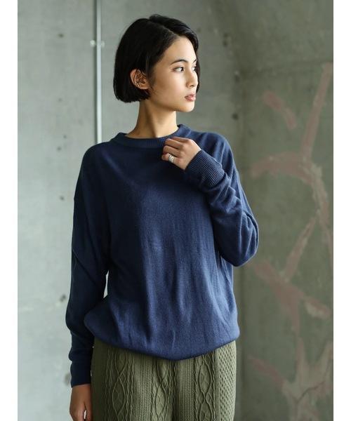 CRAFT STANDARD BOUTIQUE�i�N���t�g�X�^���_�[�h�u�e�B�b�N�j�́u�ӂ�ӂ�N���[�l�b�N�j�b�g�v���I�[�o�[�Z���i�j�b�g/�Z�[�^�[�j�v�b�l�C�r�[