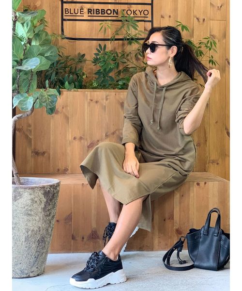 Duras デュラス の スウェットマキシワンピース ワンピース Wear