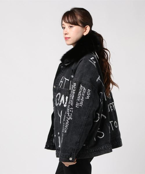 【Narcissus】ペイントデニムジャケット Narcissus】ペイントデニムジャケット（デニムジャケット）｜Narcissus