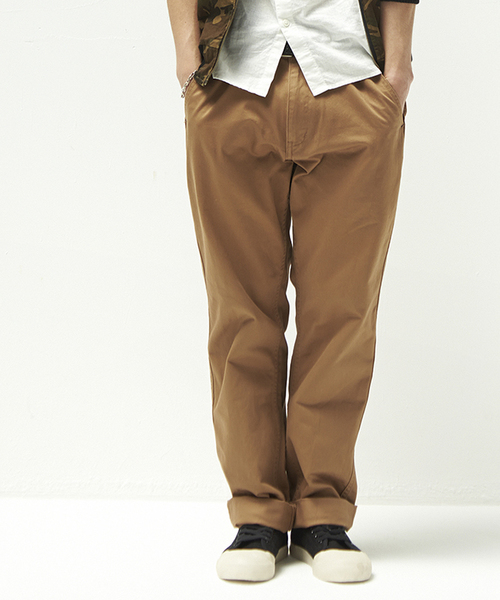 WEGO（ウィゴー）の「WEGO/レギュラーチノパンツ（チノパンツ・メンズ・ブラック/ベージュ/ワイン・MEDIUM/LARGE）」の13枚目の写真