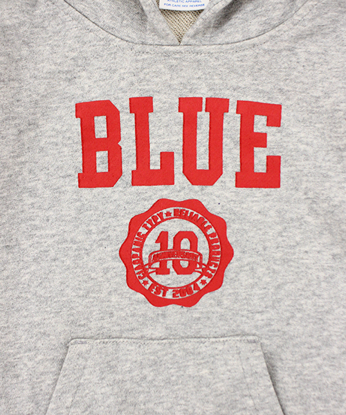 CIAOPANIC TYPY（チャオパニックティピー）の「Champion別注 プルパーカ【KIDS】（パーカー・キッズ・杢グレー/ネイビー・110/130/90/100/120）」の6枚目の写真