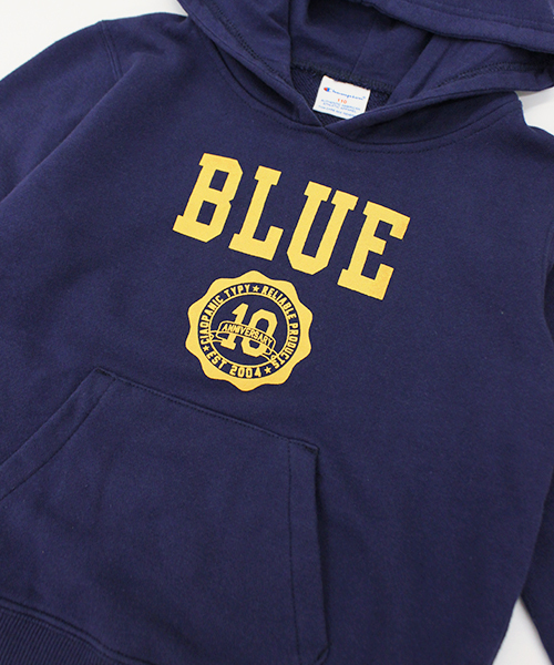 CIAOPANIC TYPY（チャオパニックティピー）の「Champion別注 プルパーカ【KIDS】（パーカー・キッズ・杢グレー/ネイビー・110/130/90/100/120）」の10枚目の写真