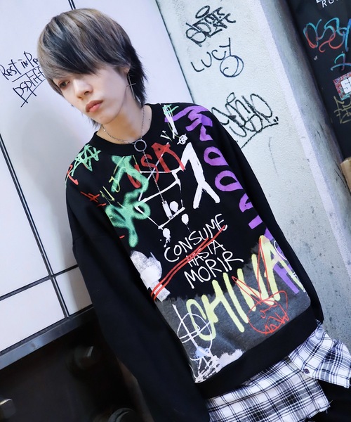 rovtski(ロフトスキー)の「【ビッグシルエット】 T.S.TOVERSIZE SWEAT/オーバーサイズ スウェット(スウェット・レディース・ブラック系その他/ホワイト系その他/ホワイト系その他2/ブラック系その他2・FREE)」の3枚目の写真