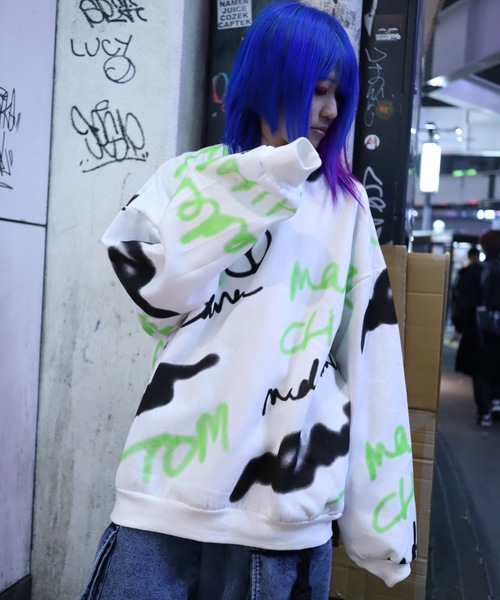 rovtski(ロフトスキー)の「【ビッグシルエット】 T.S.TOVERSIZE SWEAT/オーバーサイズ スウェット(スウェット・レディース・ブラック系その他/ホワイト系その他/ホワイト系その他2/ブラック系その他2・FREE)」の14枚目の写真