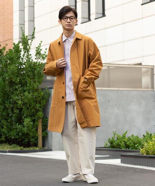 coen（コーエン）の「ストライプクレイジーパッチワーク長袖シャツ（シャツ/ブラウス・メンズ・ベージュ/ネイビー・X-LARGE/LARGE/MEDIUM/SMALL）」の14枚目の写真