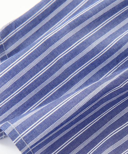 coen（コーエン）の「ストライプクレイジーパッチワーク長袖シャツ（シャツ/ブラウス・メンズ・ベージュ/ネイビー・X-LARGE/LARGE/MEDIUM/SMALL）」の22枚目の写真