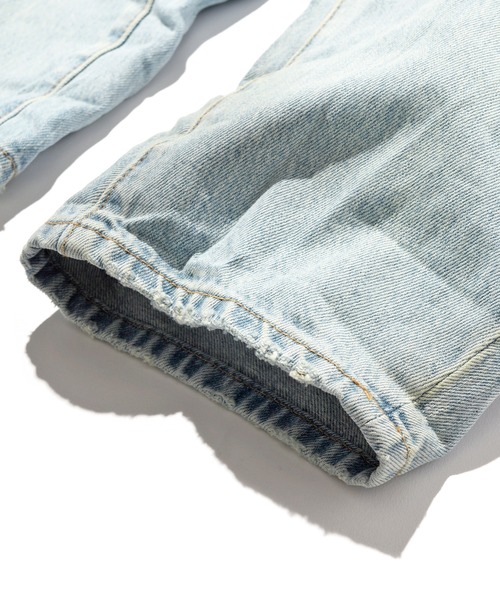 One Tea spoon（ワンティースプーン）の「ONETEASPOON SMITH LOW WAIST WIDE LEG JEAN (ワンティースプーン スミス ローウエスト ワイドレッグジーンズ)（デニムパンツ・レディース・ライトインディゴブルー・24/26）」の9枚目の写真