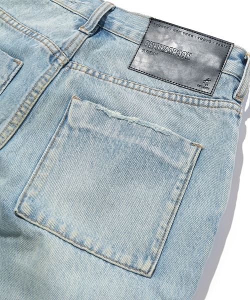 One Tea spoon（ワンティースプーン）の「ONETEASPOON SMITH LOW WAIST WIDE LEG JEAN (ワンティースプーン スミス ローウエスト ワイドレッグジーンズ)（デニムパンツ・レディース・ライトインディゴブルー・24/26）」の10枚目の写真