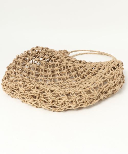 dazzlin（ダズリン）の「編み込みバッグ（ハンドバッグ・レディース・ベージュ・FREE）」の3枚目の写真