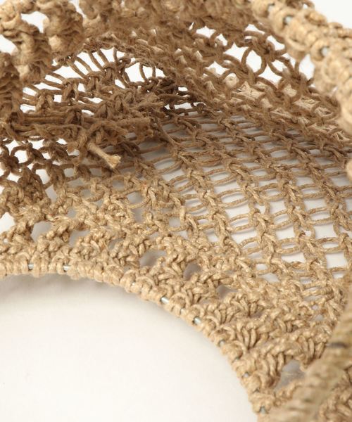 dazzlin（ダズリン）の「編み込みバッグ（ハンドバッグ・レディース・ベージュ・FREE）」の4枚目の写真