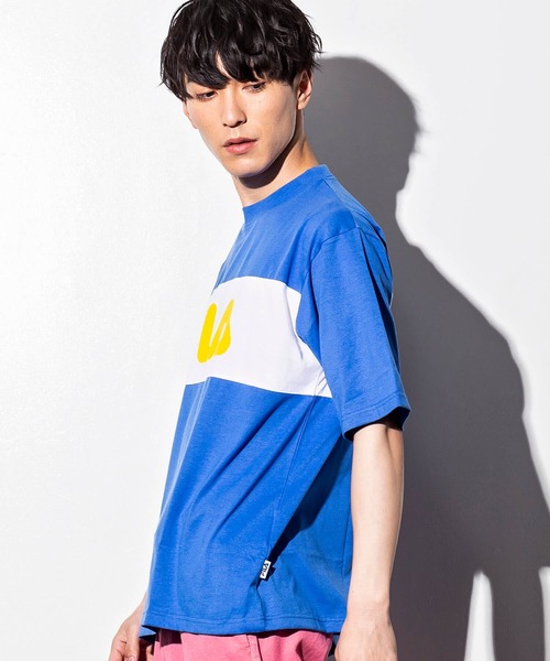 FILA（フィラ）の「FILA(フィラ)切り替えTシャツ（Tシャツ/カットソー・メンズ・ホワイト/ブルー/ネイビー・L/XL/S/M）」の11枚目の写真