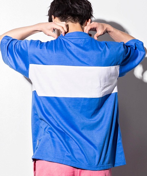FILA（フィラ）の「FILA(フィラ)切り替えTシャツ（Tシャツ/カットソー・メンズ・ホワイト/ブルー/ネイビー・L/XL/S/M）」の10枚目の写真