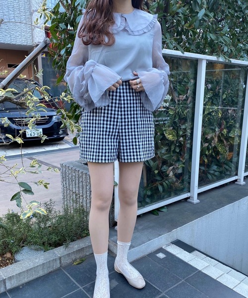 あい heather POLO コラボ チェックパンツのみ Heather（ヘザー）の