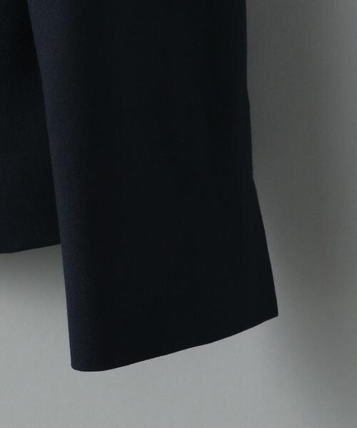 WORK TRIP OUTFITS WTO BC ギャバ ノーカラージャケット WORK TRIP OUTFITS GREEN LABEL RELAXING（ワークトリップアウト