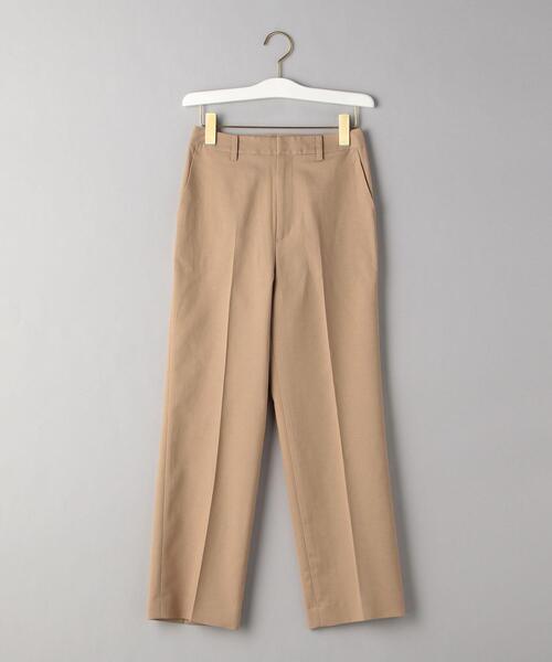 BEAUTY&YOUTH UNITED ARROWS（ビューティーアンドユースユナイテッドアローズ）の「BY ツイルストレートワイドパンツ ◆（その他パンツ・レディース・ダークグレー/ベージュ/ナチュラル・MEDIUM/SMALL/LARGE）」の3枚目の写真
