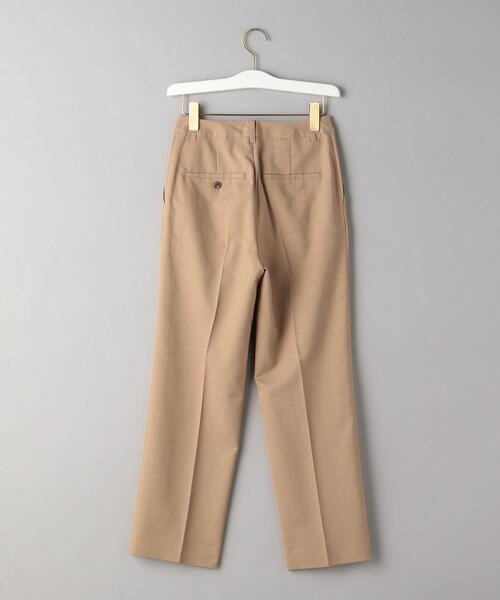 BEAUTY&YOUTH UNITED ARROWS（ビューティーアンドユースユナイテッドアローズ）の「BY ツイルストレートワイドパンツ ◆（その他パンツ・レディース・ダークグレー/ベージュ/ナチュラル・MEDIUM/SMALL/LARGE）」の4枚目の写真