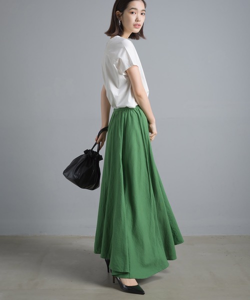 OMNES Another Edition（オムネス アナザーエディション）の「シルケット加工 ラインストーンプルオーバー（Tシャツ/カットソー・レディース・ブラック/ホワイト/ピンク・FREE）」の15枚目の写真