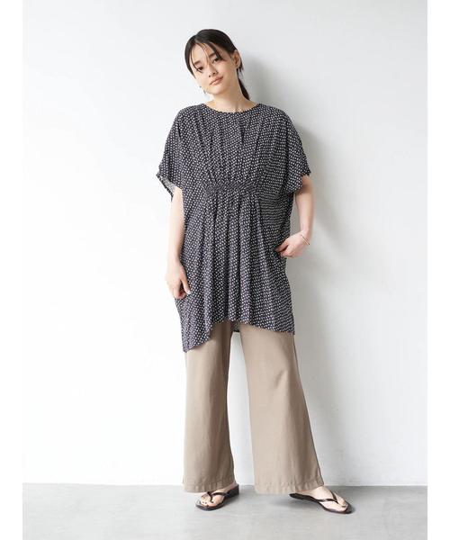 AMERICAN HOLIC（アメリカンホリック）の「ドロストカットワイドパンツ　〇＊（その他パンツ・レディース・ブラック/ネイビー/モカ・MEDIUM/LARGE）」の8枚目の写真