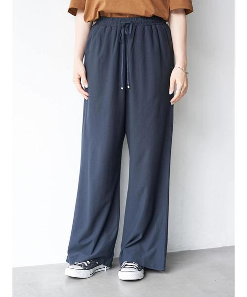 AMERICAN HOLIC（アメリカンホリック）の「ドロストカットワイドパンツ　〇＊（その他パンツ・レディース・ブラック/ネイビー/モカ・MEDIUM/LARGE）」の10枚目の写真