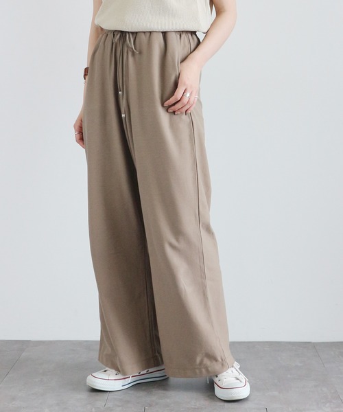 AMERICAN HOLIC（アメリカンホリック）の「ドロストカットワイドパンツ　〇＊（その他パンツ・レディース・ブラック/ネイビー/モカ・MEDIUM/LARGE）」の2枚目の写真