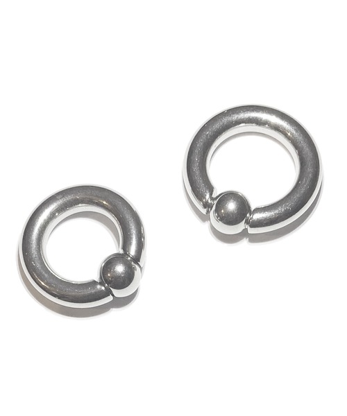 MORPH(モルフ)の「MORPH モルフ CBR ボディーピアス 2ゲージ 14mm~16mm(ピアス(片耳用)・メンズ・シルバー・14/16)」の2枚目の写真
