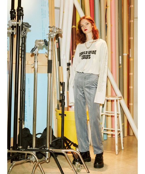 jouetie（ジュエティ）の「センターピンタックストレートパンツ（その他パンツ・レディース・ブラック/ブラウン/ブルー/その他1・MEDIUM）」の12枚目の写真