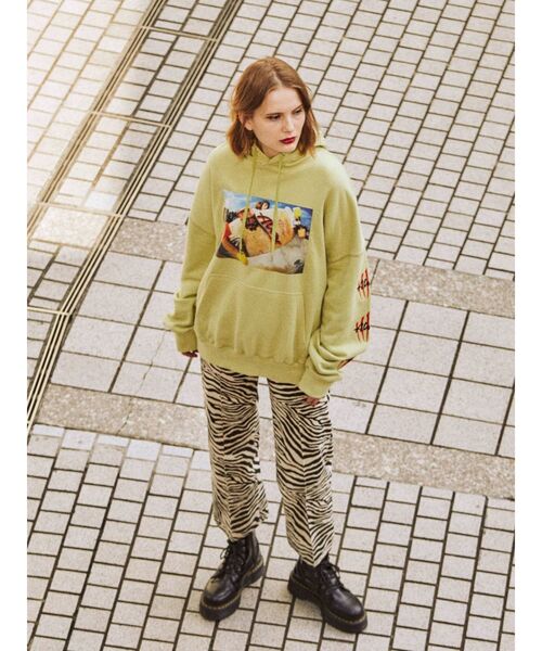 jouetie（ジュエティ）の「センターピンタックストレートパンツ（その他パンツ・レディース・ブラック/ブラウン/ブルー/その他1・MEDIUM）」の16枚目の写真