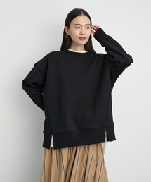 前フリドロップショルダー裏毛チュニック *●
