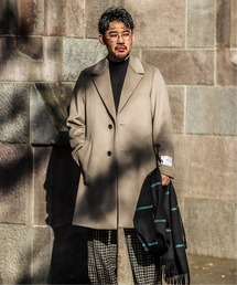 EDIFICE | 140s ブレンド モッサ アルスターコート(その他アウター)