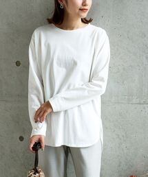 le.coeur blanc | ラウンドテールロングプルオーバー(Tシャツ/カットソー)