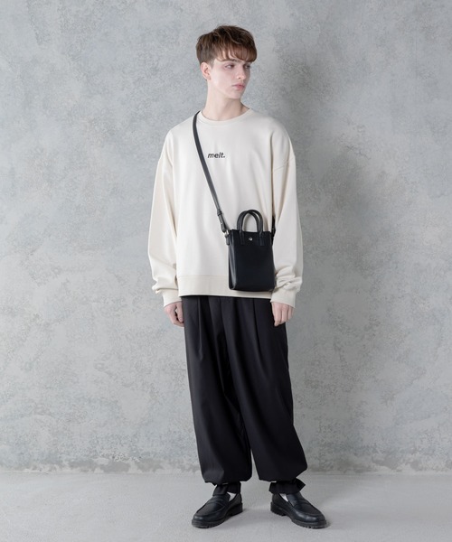 melt.(メルト)の「melt. - コンパクトレザーショルダーバッグ(ショルダーバッグ・メンズ・ホワイト/ブラック・FREE)」の17枚目の写真