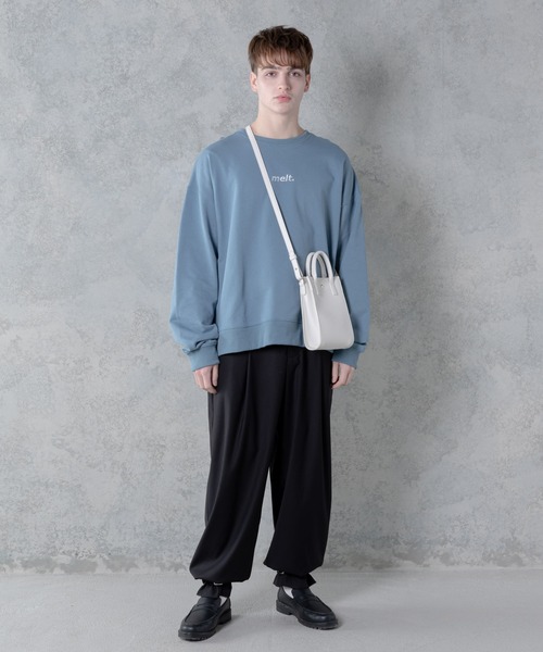 melt.(メルト)の「melt. - コンパクトレザーショルダーバッグ(ショルダーバッグ・メンズ・ホワイト/ブラック・FREE)」の18枚目の写真