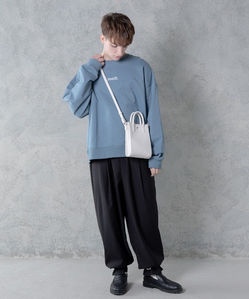 melt.(メルト)の「melt. - コンパクトレザーショルダーバッグ(ショルダーバッグ・メンズ・ホワイト/ブラック・FREE)」の20枚目の写真