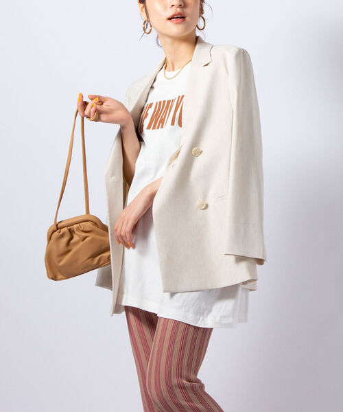 MOHI（モヒ）の「【MOHI/ モヒ】ラビオリショルダーバッグ（ショルダーバッグ・レディース・カーキ/オフホワイト/キャメル・FREE）」の12枚目の写真