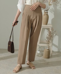 Ambre Neige | ハイウエストタックパンツ／【WEB/EC限定商品】(その他パンツ)