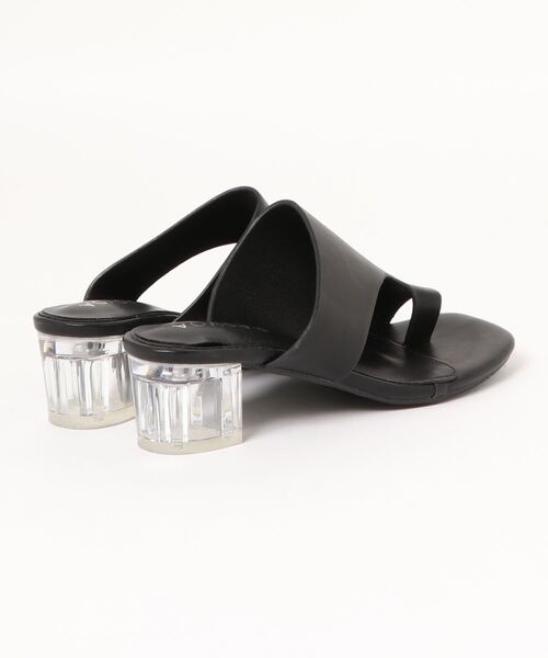 RASVOA（ラスボア）の「【WEB限定】クリアヒールトングサンダル（サンダル・レディース・ブラック/オフホワイト/ホワイト系その他3・M/L）」の4枚目の写真