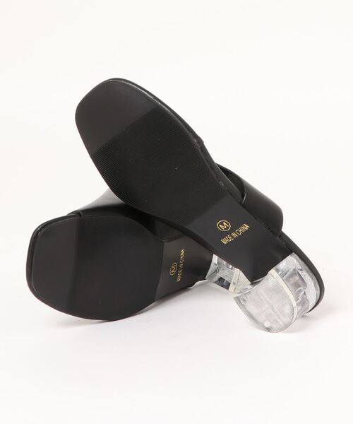 RASVOA（ラスボア）の「【WEB限定】クリアヒールトングサンダル（サンダル・レディース・ブラック/オフホワイト/ホワイト系その他3・M/L）」の5枚目の写真