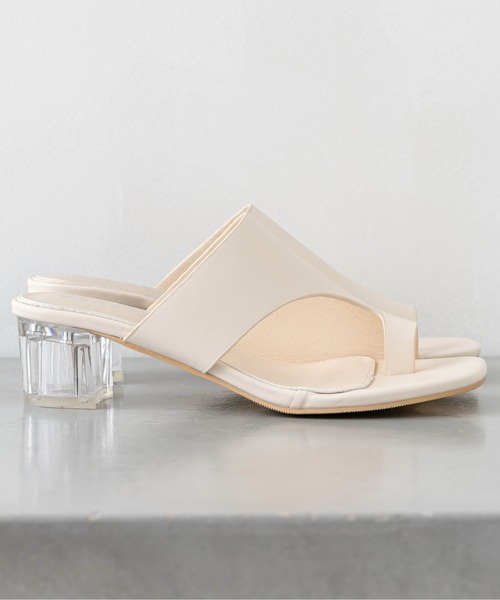 RASVOA（ラスボア）の「【WEB限定】クリアヒールトングサンダル（サンダル・レディース・ブラック/オフホワイト/ホワイト系その他3・M/L）」の2枚目の写真