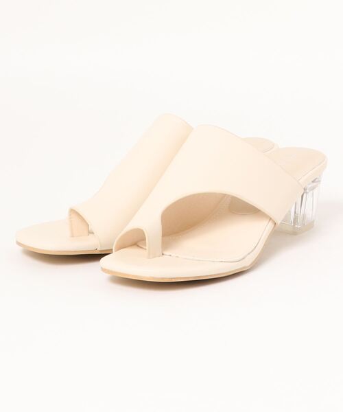 RASVOA（ラスボア）の「【WEB限定】クリアヒールトングサンダル（サンダル・レディース・ブラック/オフホワイト/ホワイト系その他3・M/L）」の8枚目の写真