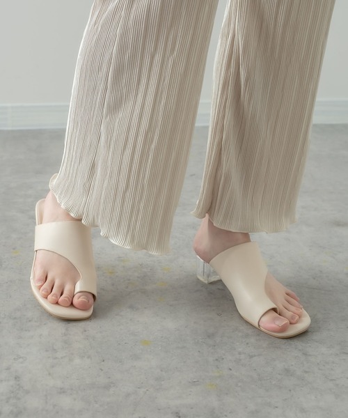 RASVOA（ラスボア）の「【WEB限定】クリアヒールトングサンダル（サンダル・レディース・ブラック/オフホワイト/ホワイト系その他3・M/L）」の18枚目の写真