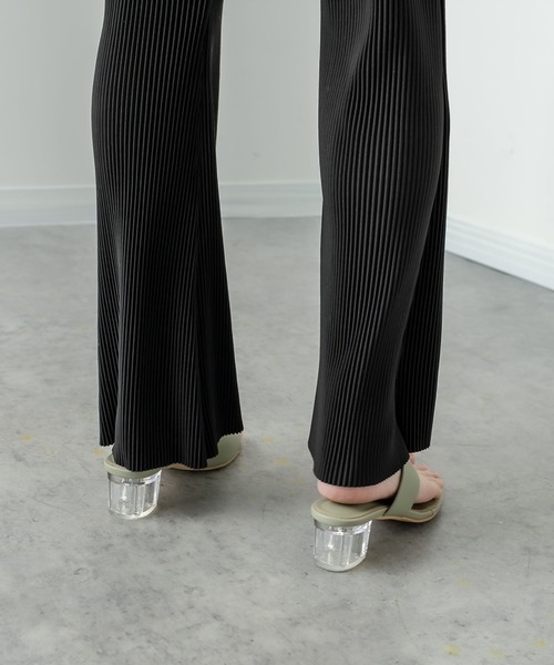 RASVOA（ラスボア）の「【WEB限定】クリアヒールトングサンダル（サンダル・レディース・ブラック/オフホワイト/ホワイト系その他3・M/L）」の13枚目の写真